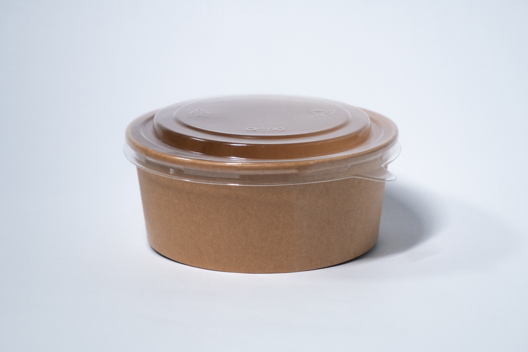 Bowl Kraft 750 ml (24 oz) con tapa OPS
